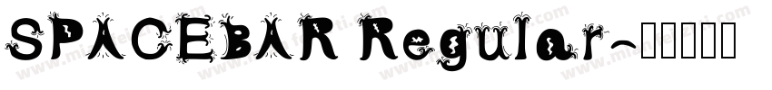 SPACEBAR Regular字体转换